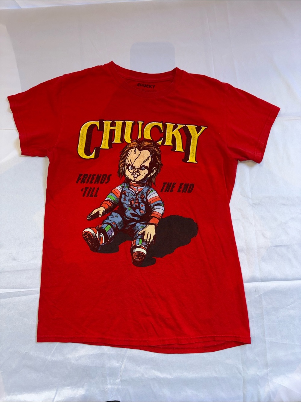 Chucky Graphic Short Sleeve Tee horror movie- Red Small